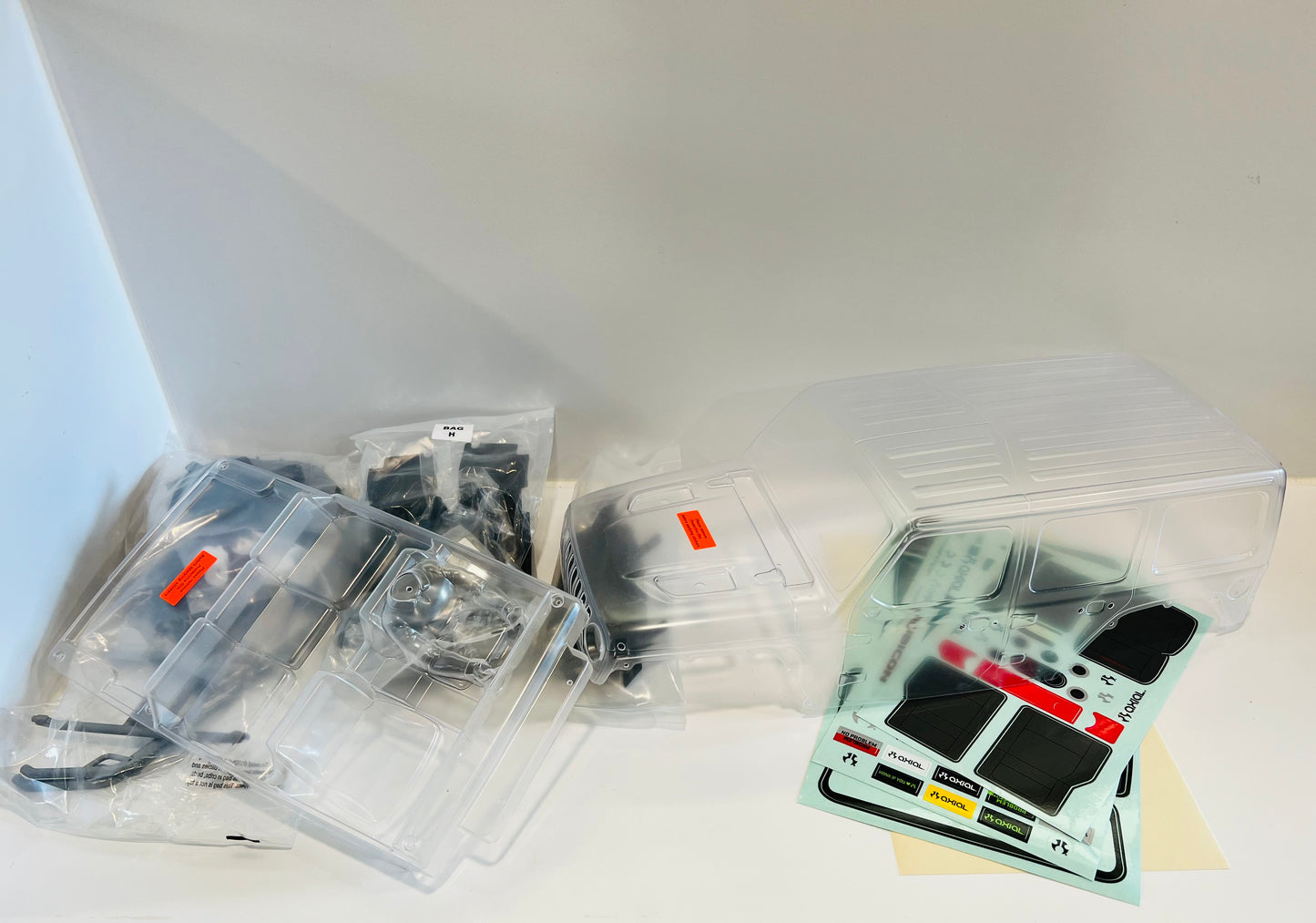 MRCC Garage Sale – Complete Clear Axial SCX10.3 JLU Body Set