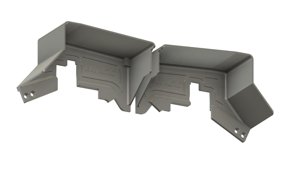 Backcountry Inner Fenders for Stock Shock Towers for RC4WD Chevrolet K5 and K10 Hard Bodies on VS4-10 Chassis | MRCC